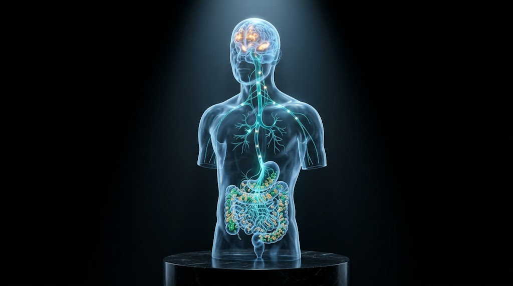 Gut-brain axis via vagus nerve