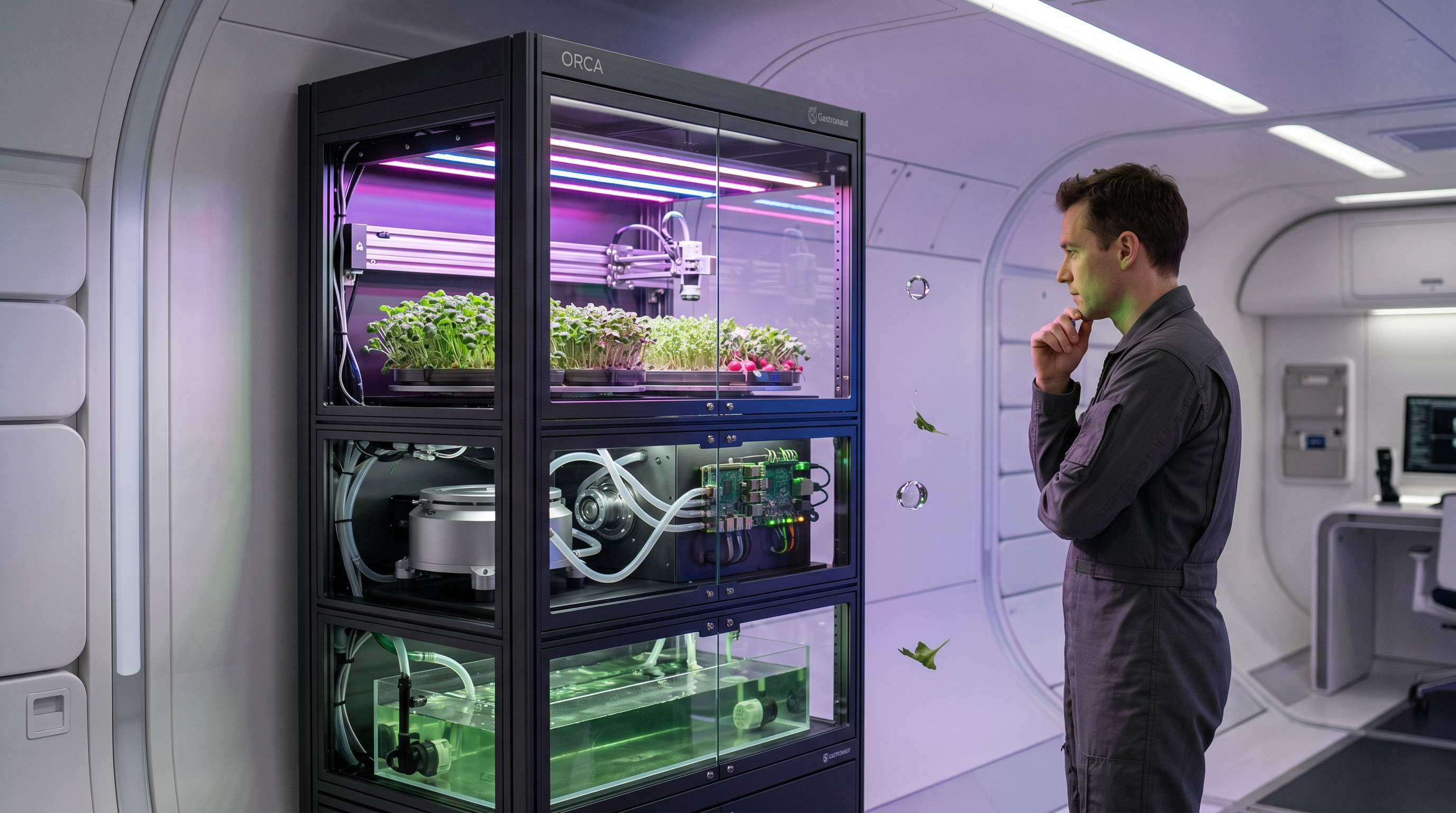 ORCA system deployed in commercial space station